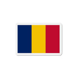 Aimant drapeau tchad rectangulaire décoratif magnétique