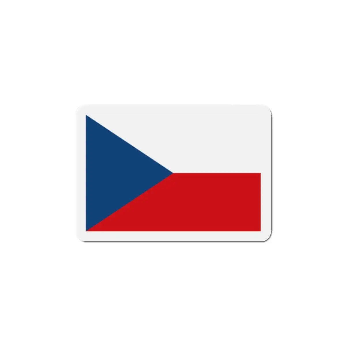 Aimant drapeau tchéquie rectangulaire décoratif magnet