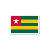 Aimant drapeau togo rectangulaire décoratif pour frigo