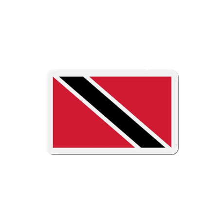 Aimant drapeau trinité-et-tobago forme rectangulaire coloré
