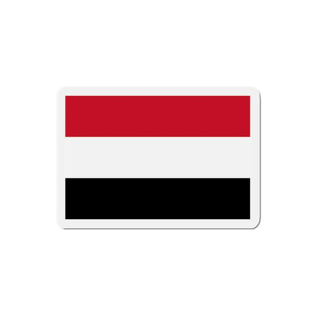 Aimant drapeau yémen forme rectangulaire décoratif
