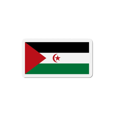 Aimant république arabe sahraouie forme rectangulaire décoratif