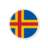 Aimant rond drapeau åland en plusieurs tailles - pixelforma