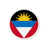 Aimant rond drapeau antigua-et-barbuda décoratif magnétique