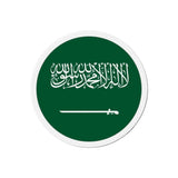 Aimant rond drapeau arabie saoudite forme décorative