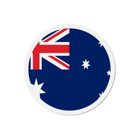 Aimant rond drapeau australie en métal forme décorative