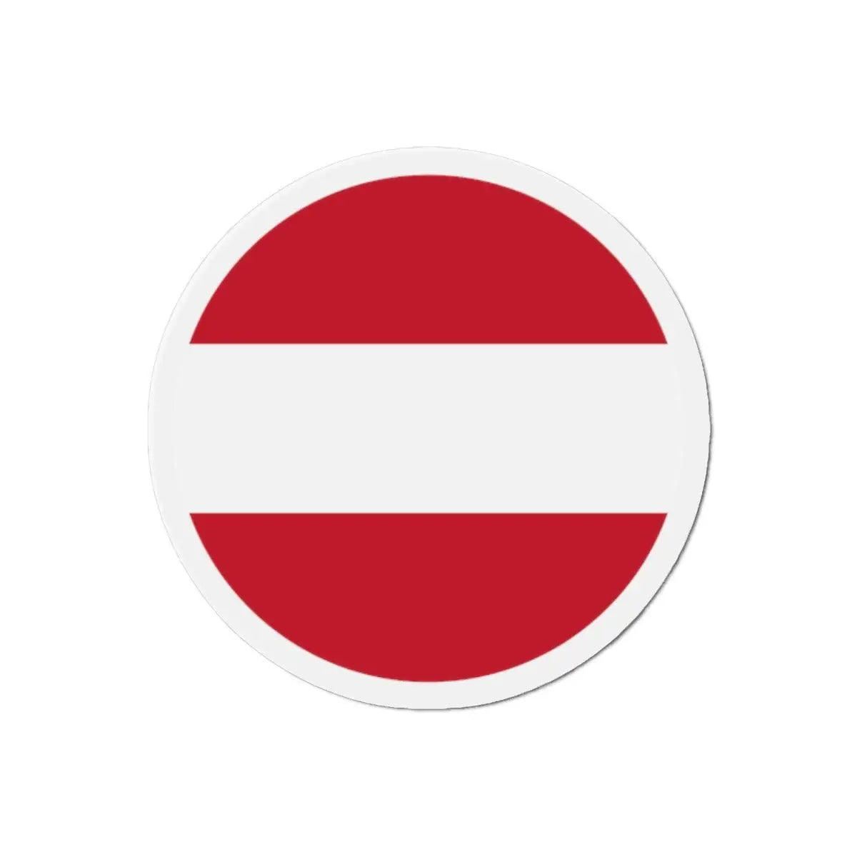 Aimant rond drapeau autriche forme décorative souvenir