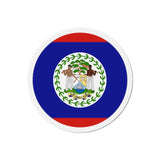 Aimant rond drapeau belize forme ronde déco réfrigérateur