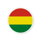 Aimant rond drapeau bolivie forme décorative magnétique