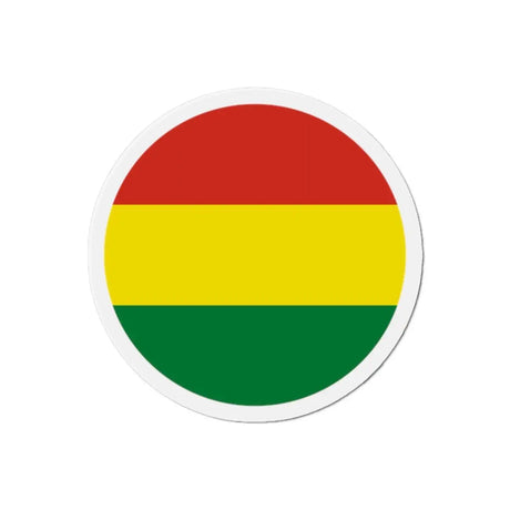 Aimant rond drapeau bolivie forme décorative magnétique