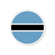 Aimant rond drapeau botswana forme décorative magnétique