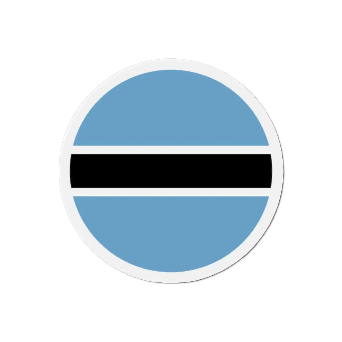 Aimant rond drapeau botswana forme décorative magnétique