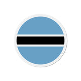 Aimant rond drapeau botswana forme décorative magnétique