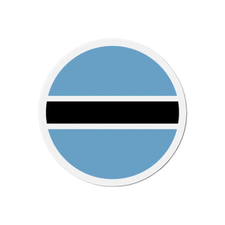 Aimant rond drapeau botswana forme décorative magnétique