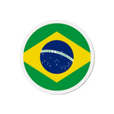 Aimant rond drapeau brésil forme décorative magnétique