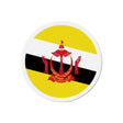 Aimant rond drapeau brunei forme ronde décoratif magnet