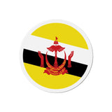 Aimant rond drapeau brunei forme ronde décoratif magnet