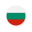 Aimant rond drapeau bulgarie forme ronde décoratif