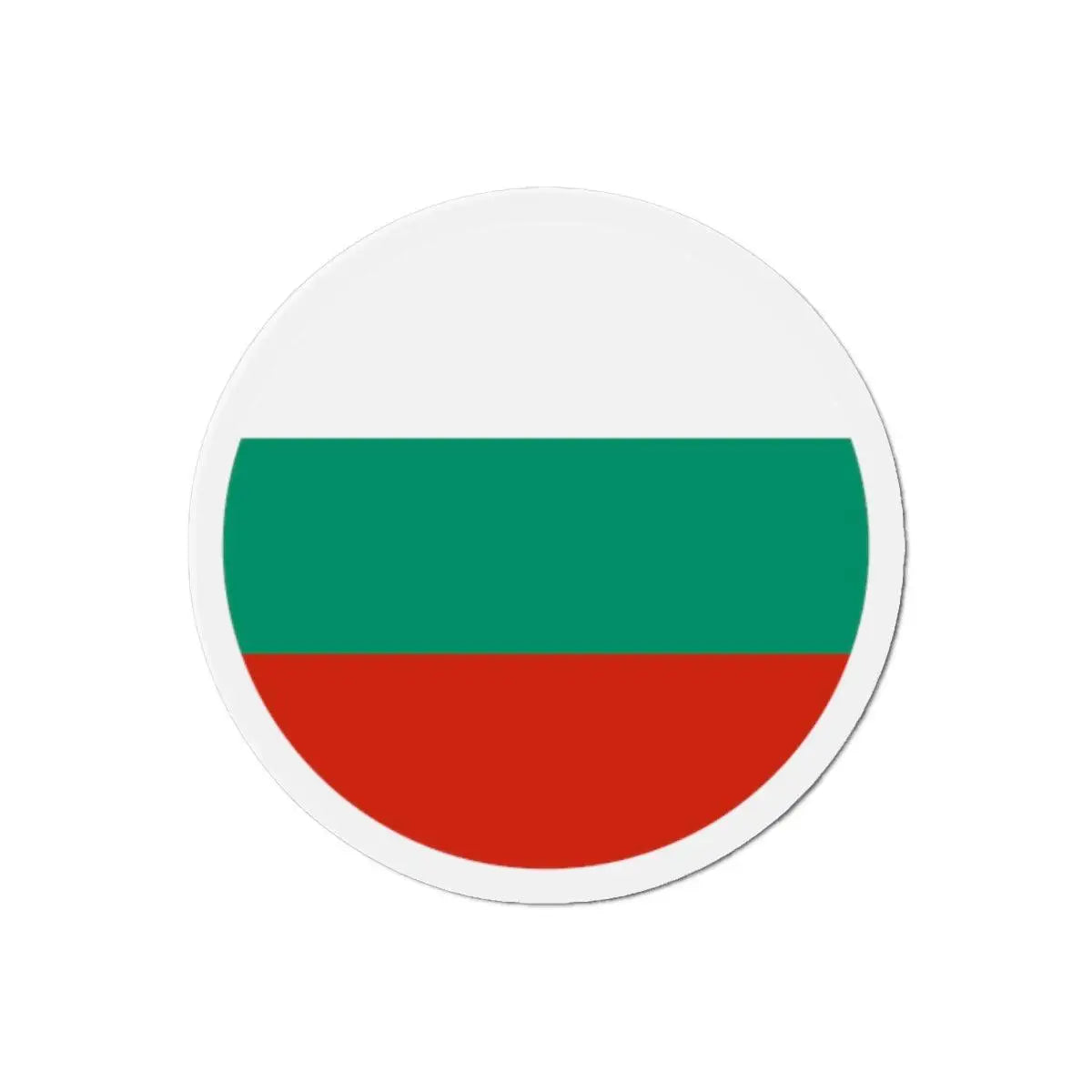 Aimant rond drapeau bulgarie forme ronde décoratif