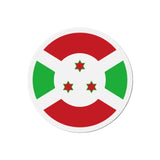 Aimant rond drapeau burundi forme décorative magnétique