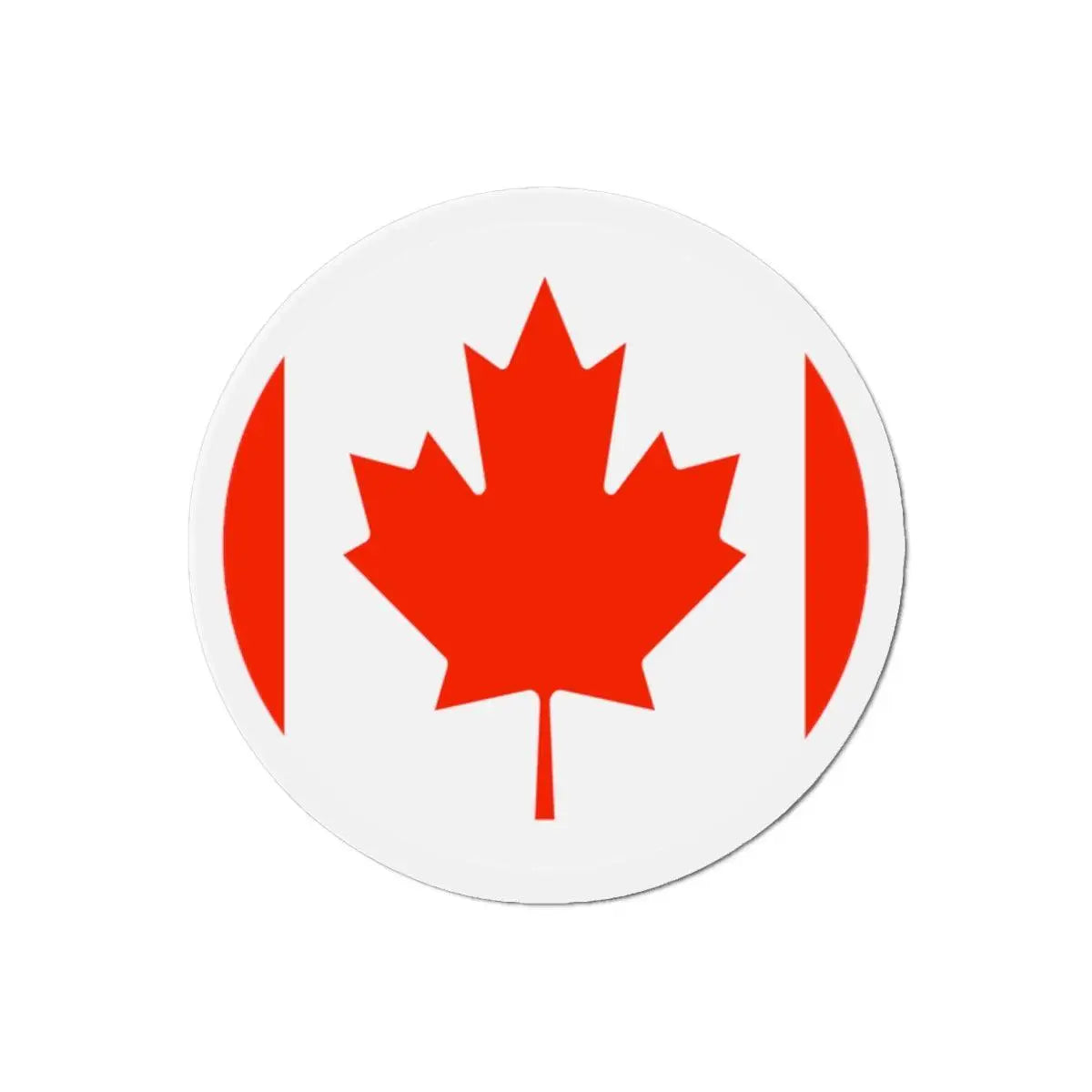 Aimant rond drapeau canada forme décorative pour réfrigérateur