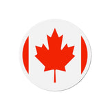 Aimant rond drapeau canada forme décorative pour réfrigérateur