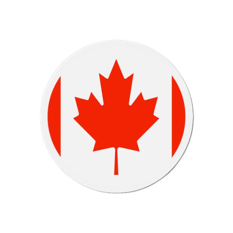Aimant rond drapeau canada forme décorative pour réfrigérateur
