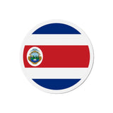 Aimant rond drapeau costa rica forme décorative