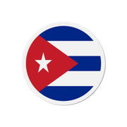 Aimant rond drapeau cuba forme décorative pour réfrigérateur