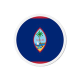 Aimant Rond Drapeau de Guam en plusieurs tailles - Pixelforma