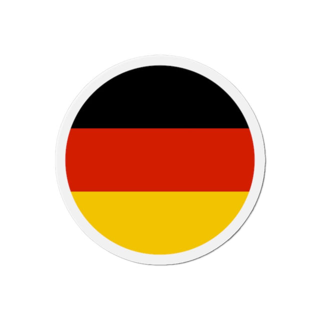 Aimant Rond Drapeau de l'Allemagne en plusieurs tailles - Pixelforma