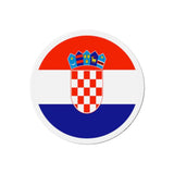 Aimant Rond Drapeau de la Croatie en plusieurs tailles - Pixelforma 