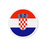 Aimant Rond Drapeau de la Croatie en plusieurs tailles - Pixelforma