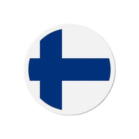 Aimant Rond Drapeau de la Finlande en plusieurs tailles - Pixelforma 