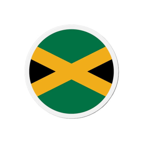 Aimant Rond Drapeau de la Jamaïque en plusieurs tailles - Pixelforma 