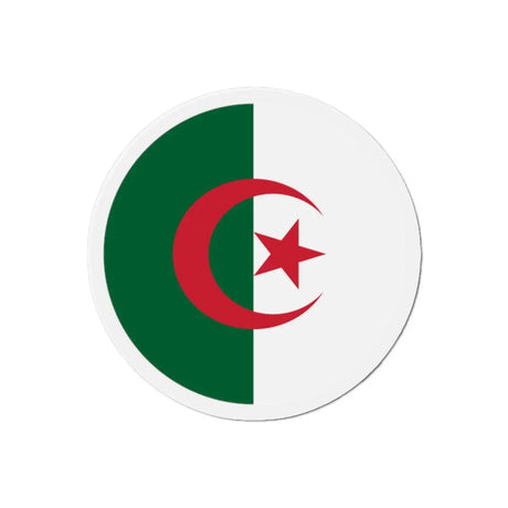 Aimant Rond Drapeau de l'Algérie en plusieurs tailles - Pixelforma 