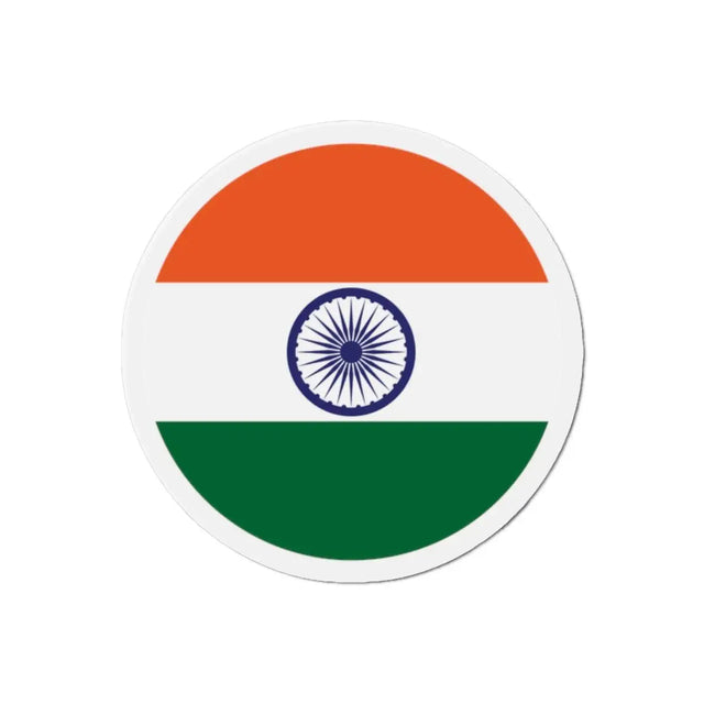 Aimant Rond Drapeau de l'Inde en plusieurs tailles - Pixelforma 