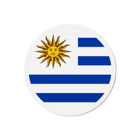 Aimant Rond Drapeau de l'Uruguay en plusieurs tailles - Pixelforma 