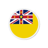 Aimant Rond Drapeau de Niue en plusieurs tailles - Pixelforma 