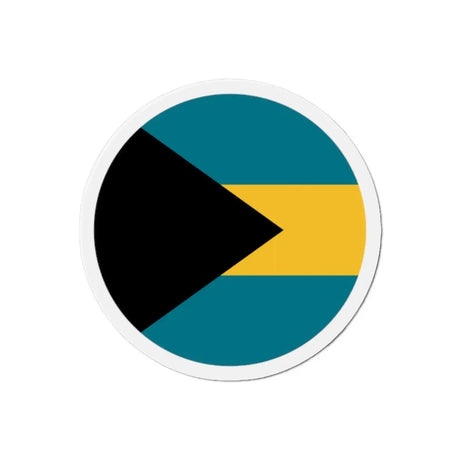 Aimant Rond Drapeau des Bahamas en plusieurs tailles - Pixelforma 