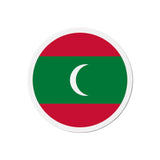 Aimant Rond Drapeau des Maldives en plusieurs tailles - Pixelforma