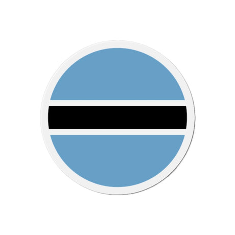 Aimant Rond Drapeau du Botswana en plusieurs tailles - Pixelforma