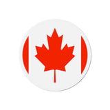 Aimant Rond Drapeau du Canada en plusieurs tailles - Pixelforma