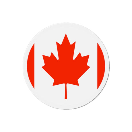 Aimant Rond Drapeau du Canada en plusieurs tailles - Pixelforma