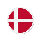 Aimant Rond Drapeau du Danemark en plusieurs tailles - Pixelforma 