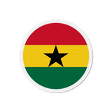 Aimant Rond Drapeau du Ghana en plusieurs tailles - Pixelforma 