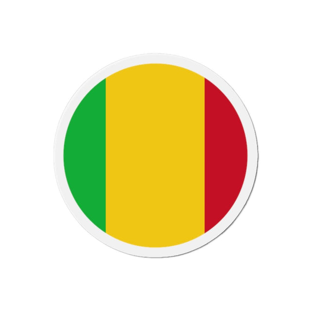 Aimant Rond Drapeau du Mali en plusieurs tailles - Pixelforma