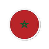 Aimant Rond Drapeau du Maroc en plusieurs tailles - Pixelforma