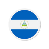 Aimant Rond Drapeau du Nicaragua en plusieurs tailles - Pixelforma