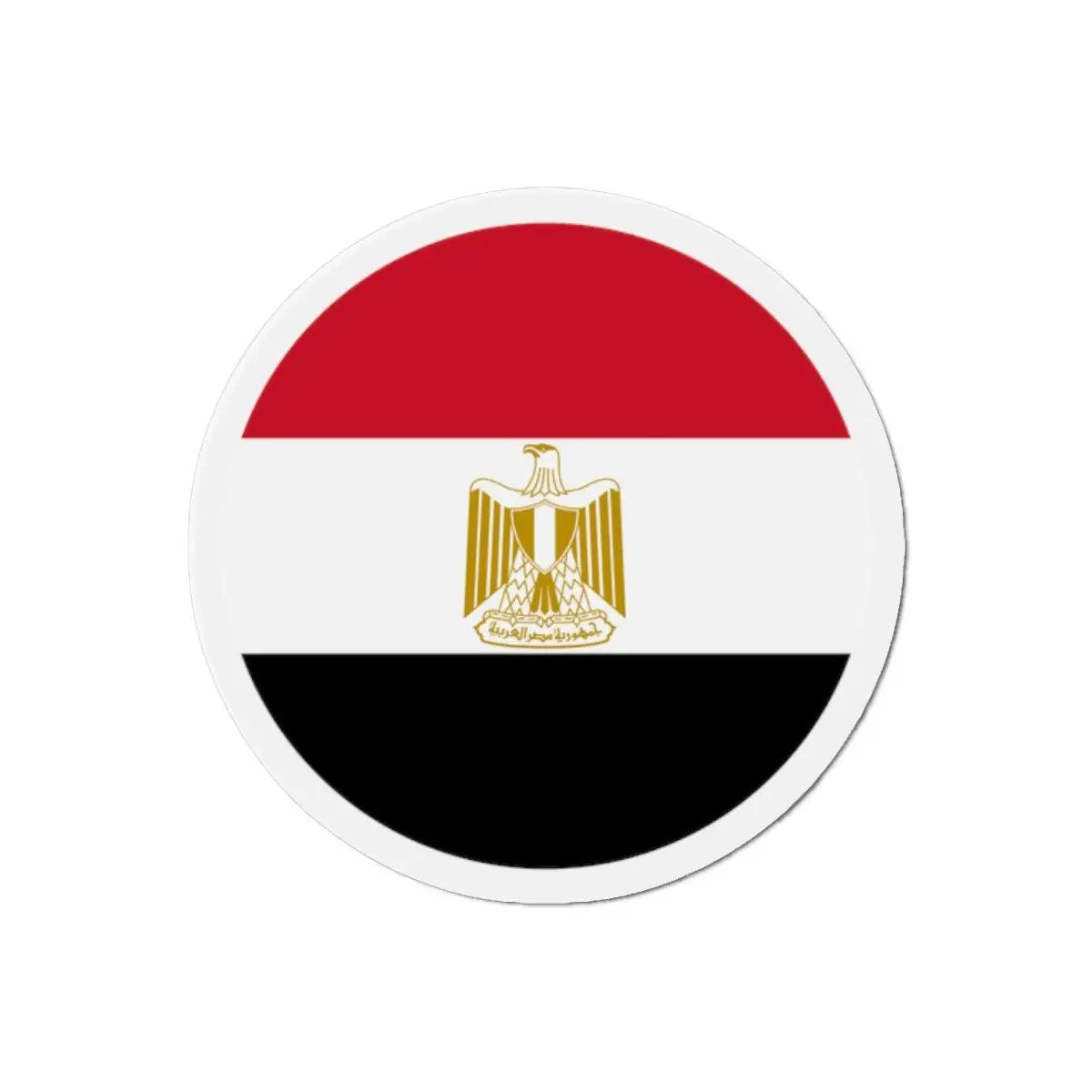 Aimant rond drapeau égypte forme décorative pour réfrigérateur